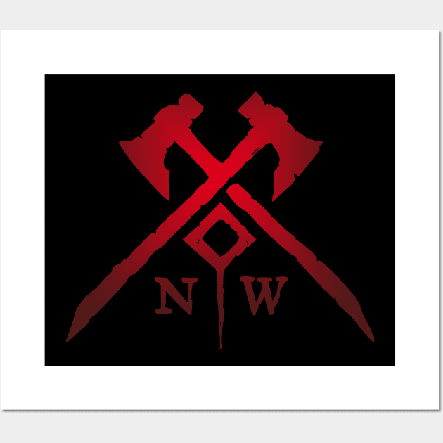 New World - basic red Wall Art by Rackham